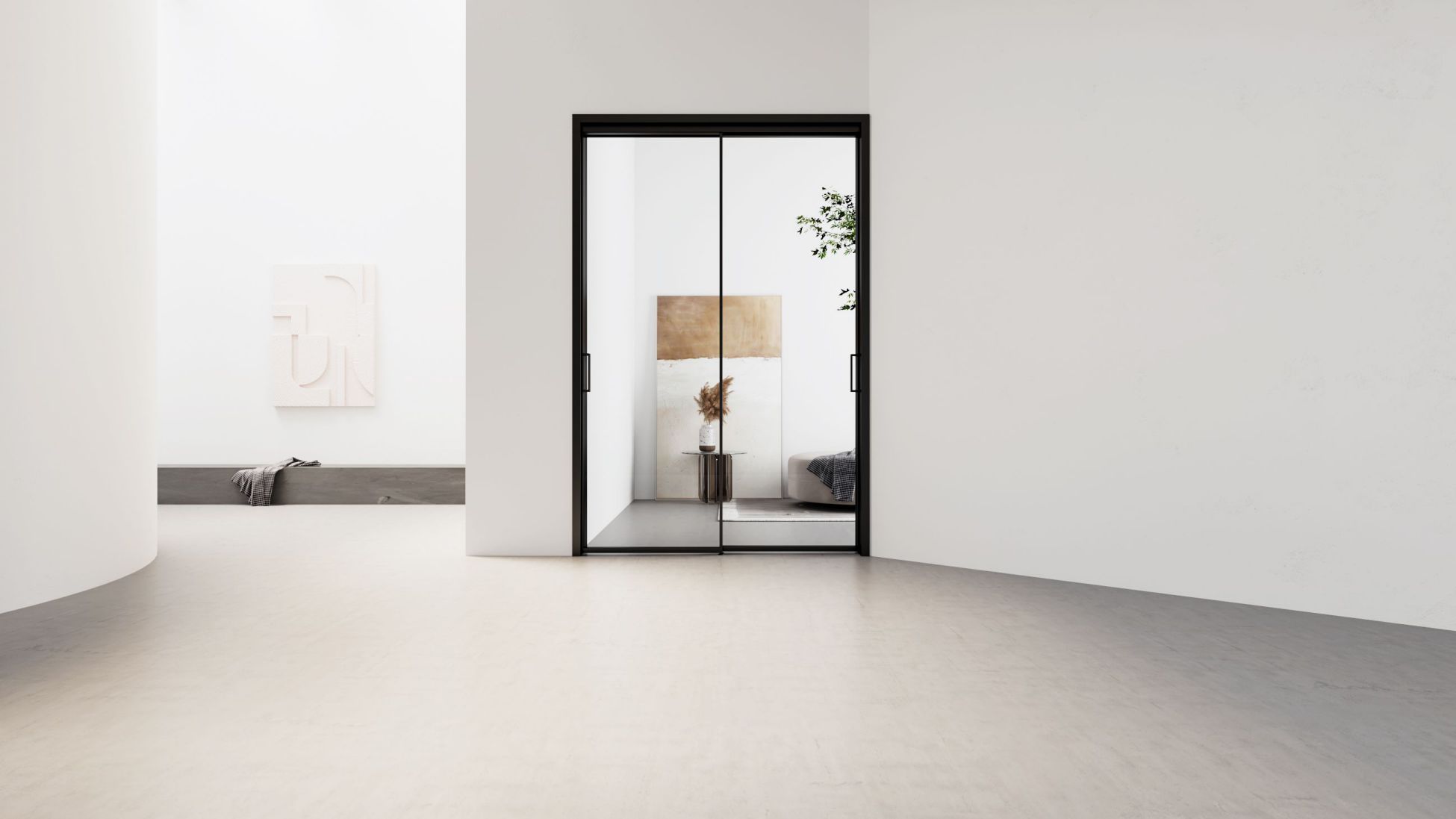 QJ02P2 明裝雙移門（雙包門套）